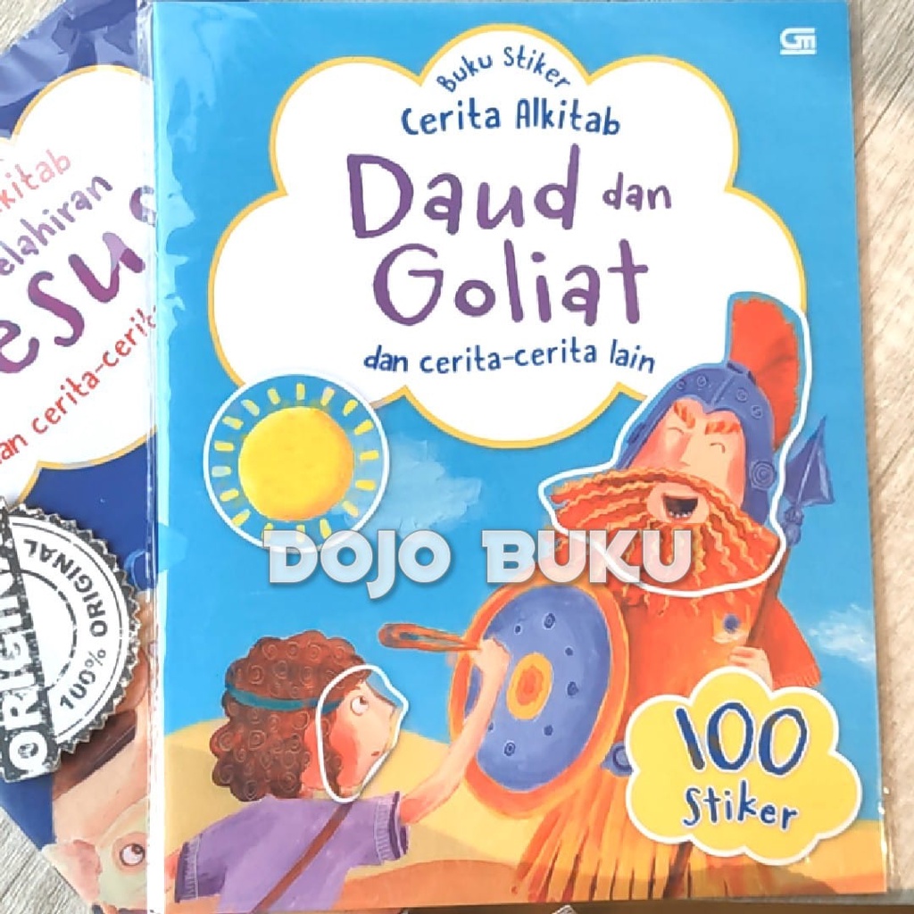 Buku Stiker Cerita Alkitab: Daud dan Goliat dan cerita-cerita lain by Miles Kelly