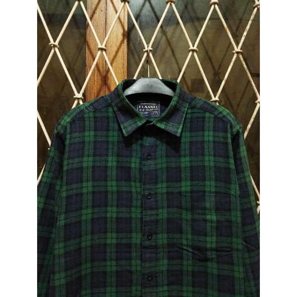 kemeja soft flannel uniqlo second original XL kemeja kasual pria murah terlaris