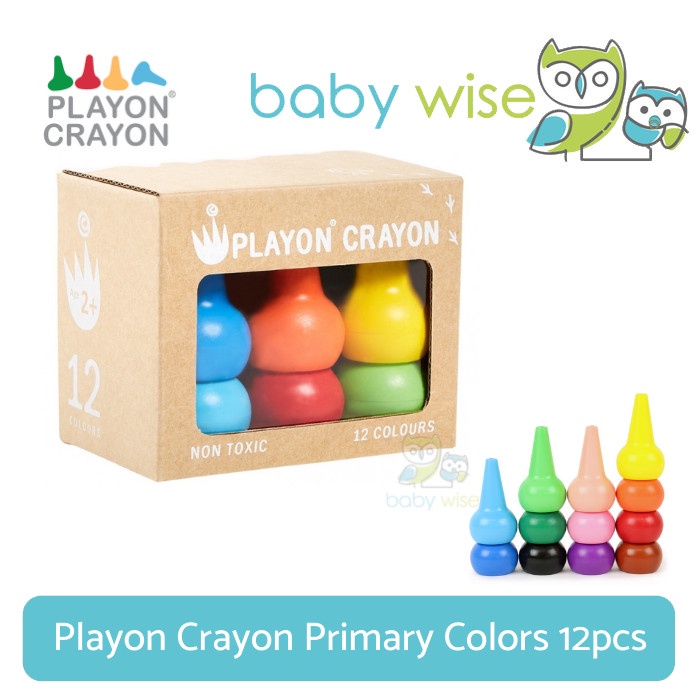 

[COD] Playon Crayon Primary Colors 12pcs
