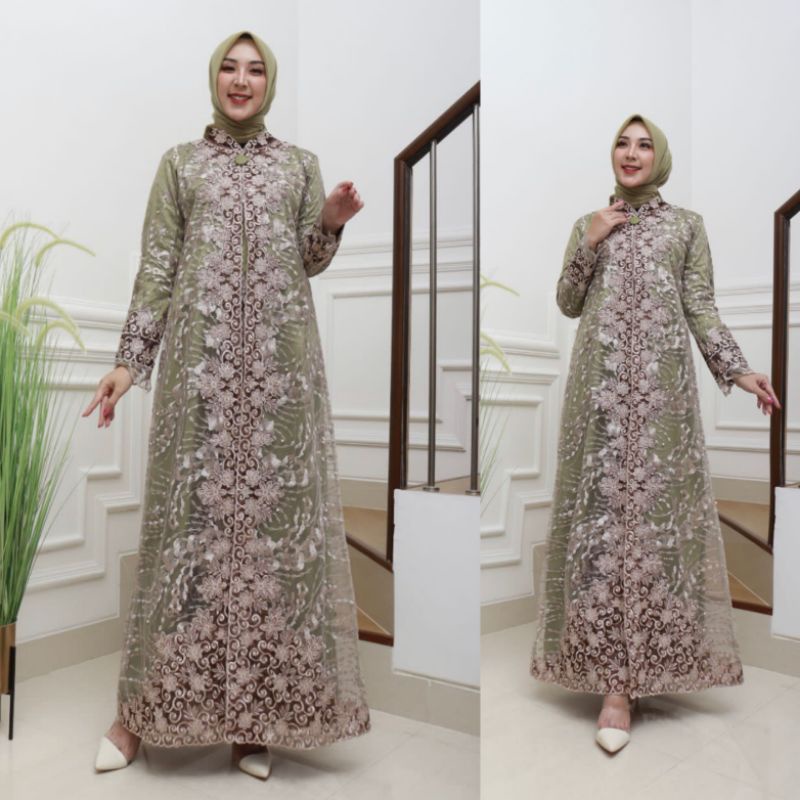 FASHION MUSLIM // ASTANA DRESS //BAHAN TILLE BORDIR PREMIUM DALAMAN SATIN VELVET // By Pelangi Jaya // KEBAYA ORIGINAL // KEBAYA MODERN