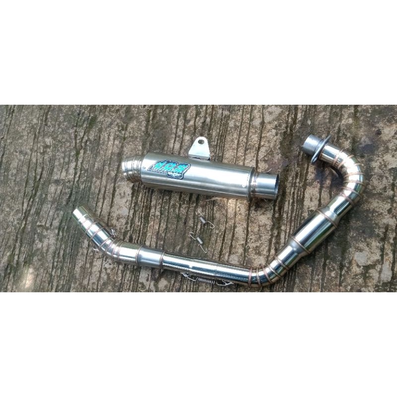 Knalpot racing DOS kompetisi leher boom pnp MP CB GL Tiger Vixion dll