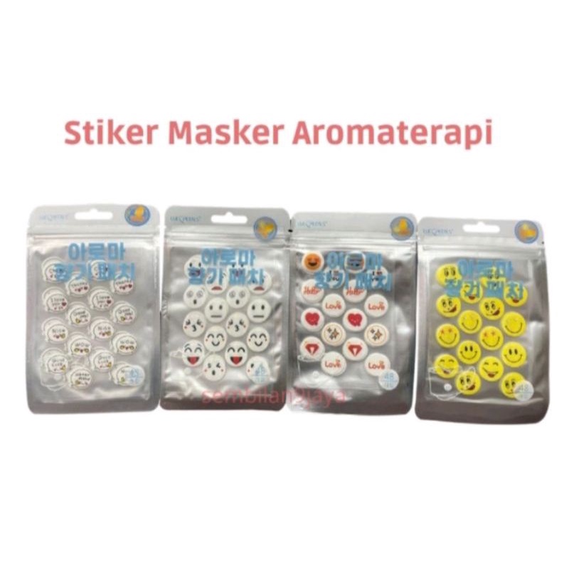 STIKER MASKER STICKER AROMA MASKER ISI 16PCS PATCH AROMA MASK