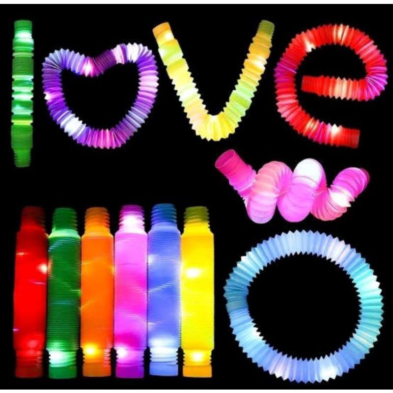 MAINAN POP LED / SELANG LAMPU / POP TUBES LED / POP PIPES / VIRAL TUBE ID LED TOYS