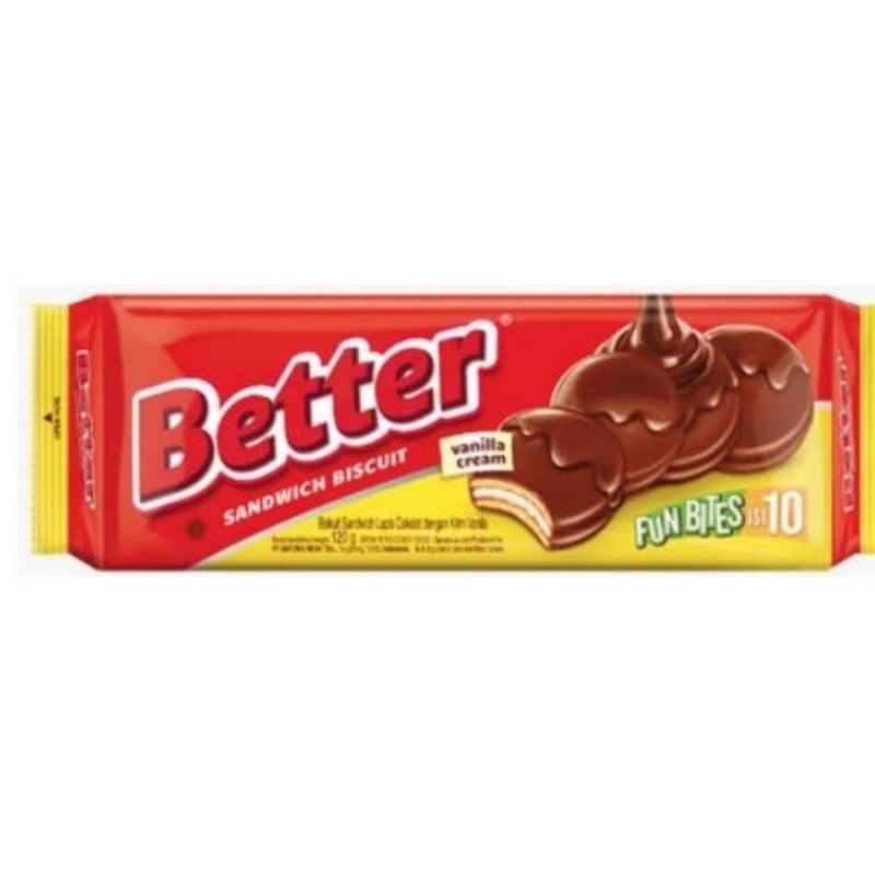 

Better Sandwich Biscuit Vanilla Cream Pack 120g