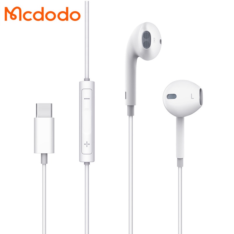 Mcdodo Earphone Stereo Kualitas Tinggi Dengan Kabel Usb Tipe C