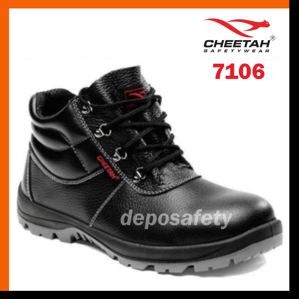 Sepatu Safety Cheetah 7106 Original 100%  - Safety Shoes Cheetah 7106 H BERKUALITAS