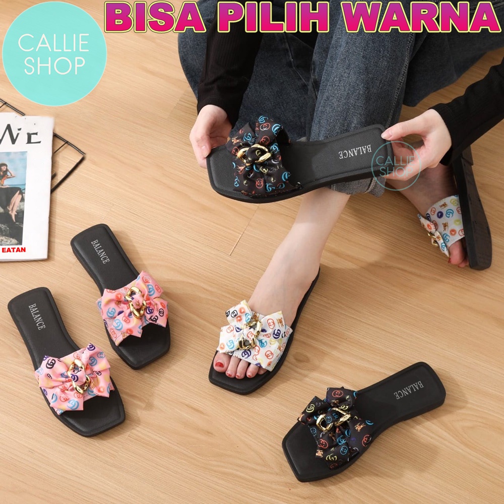 Sandal Wanita Selop Pita G Mewah Jelly Balance 268-X15 SLPTGG