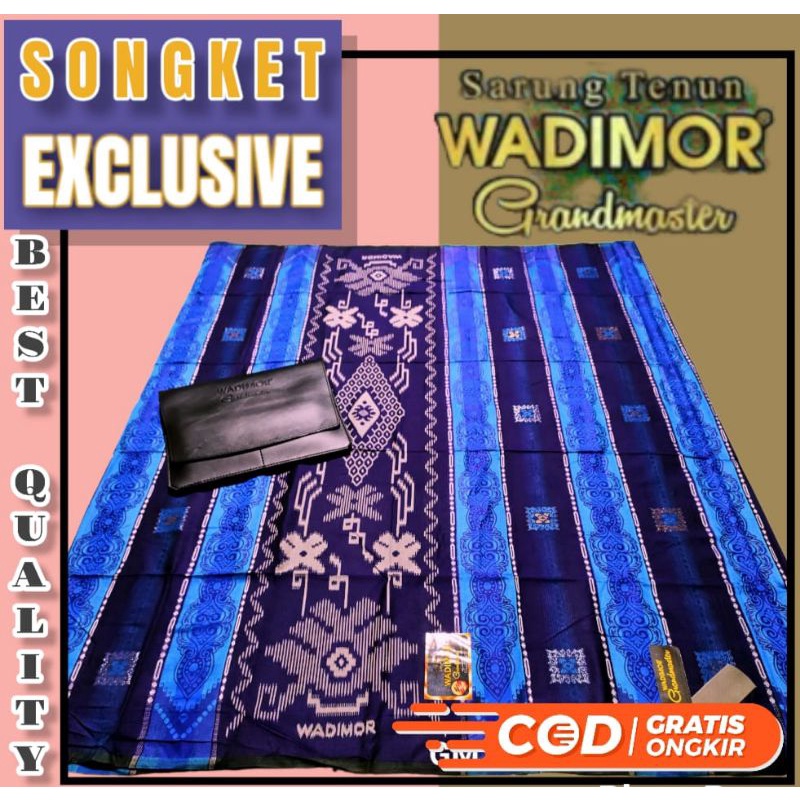 SARUNG WADIMOR GRANDMASTER ORIGINAL MOTIF SONGKET KEMASAN DOMPET TERMURAH