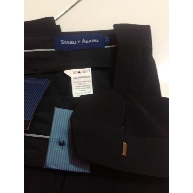 celana bahan stanley adam - Cokelat, 27