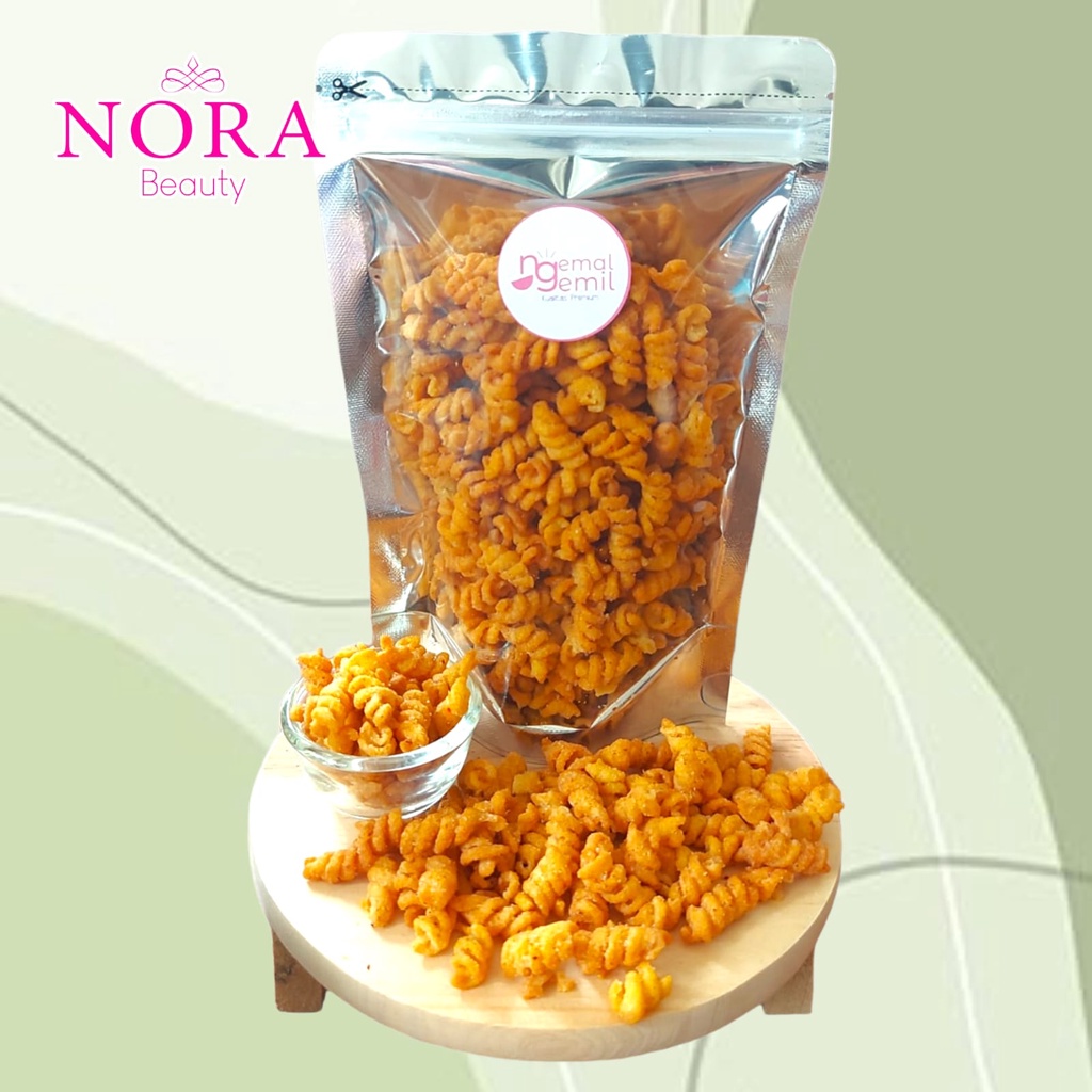 

Cemilan Gandum Goreng Pedas Gurih Spiral Homemade Kualitas Premium //murah