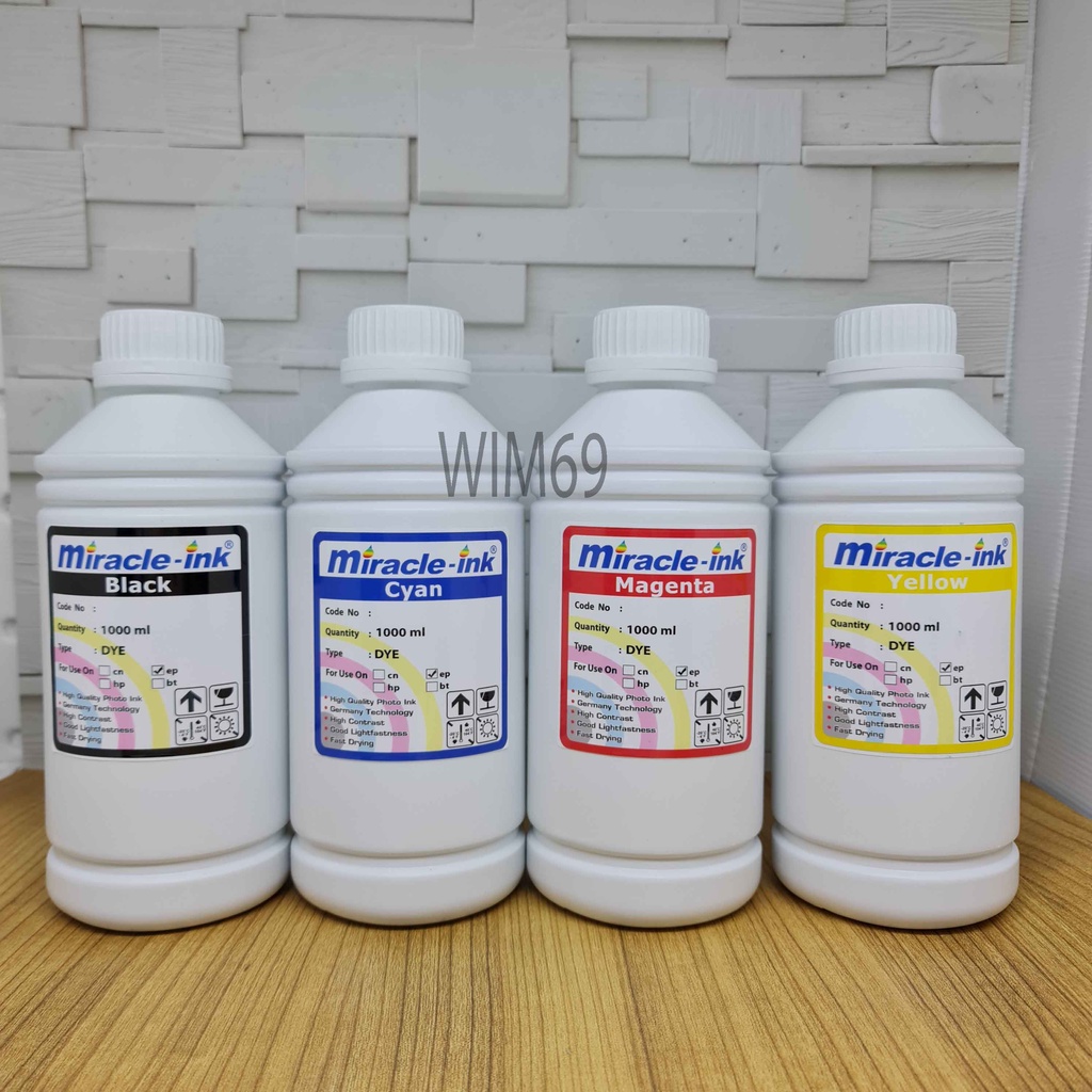 Tinta printer Miracle Ink Literan 4 warna brother -Tinta inkjet