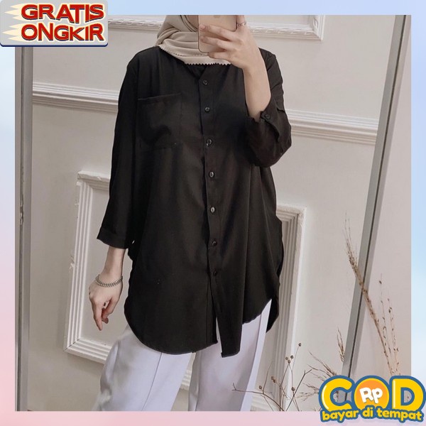 Thunik Perempuan Remaja Baj Tuniq Kerja Kantor Baju Tunik Cewek Cantik Bj Tunika Dress Model Terbaru