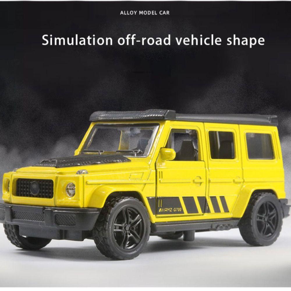 Nickolas1 Simulasi Paduan Kendaraan Off-road Hadiah Natal Mainan Edukasi Mainan Anak Mini DIY Ornamen Kue Dekorasi Desktop Model Kendaraan Model Mobil Mainan