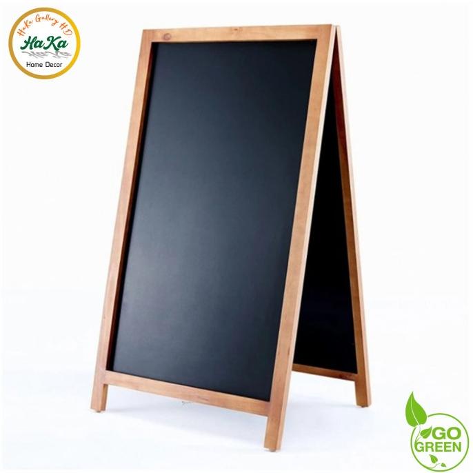 

Papan Tulis Kapur Menu Cafe/ Black Board 2 sisi tinggi 100cm