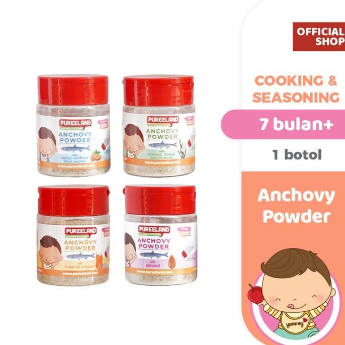 

Pureeland Anchovy Powder / MPASI Bayi Organik / Bumbu MPASI