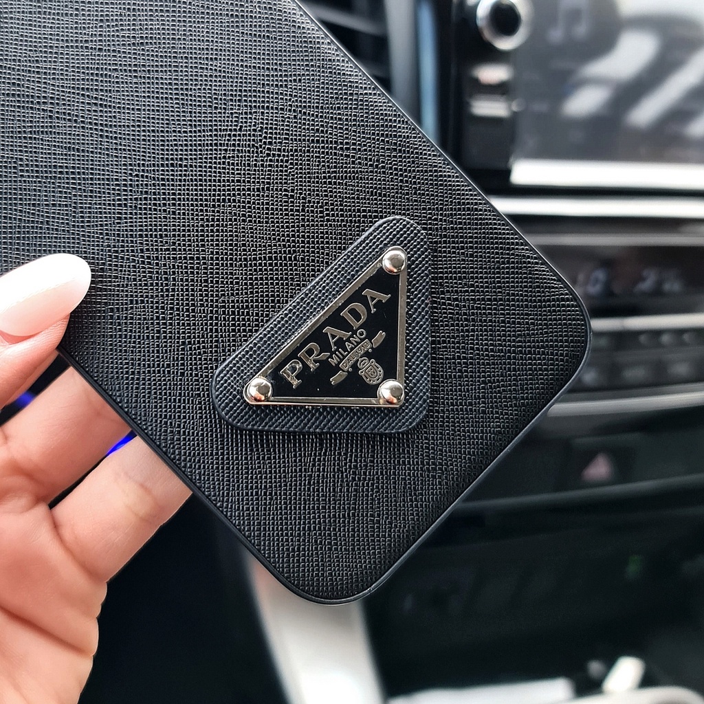 OPPO A15 A15S  A54  A3S A5 A5 2020 A9 2020 RENO 5 |  PR*D4 (BLACK) Soft Case Luxury Logo 3D Beremboss