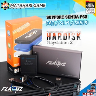 【 FLASHZ 】Hardisk Eksternal HDD PS2 250GB|160GB|120GB|Support PS2 Cepat & Stabil