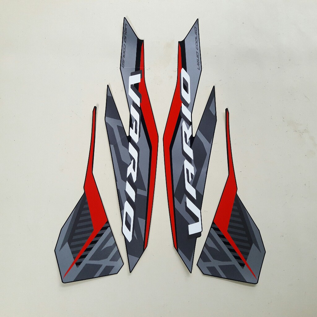 Striping Sticker Motor Honda Vario 125 2022 Full Hitam