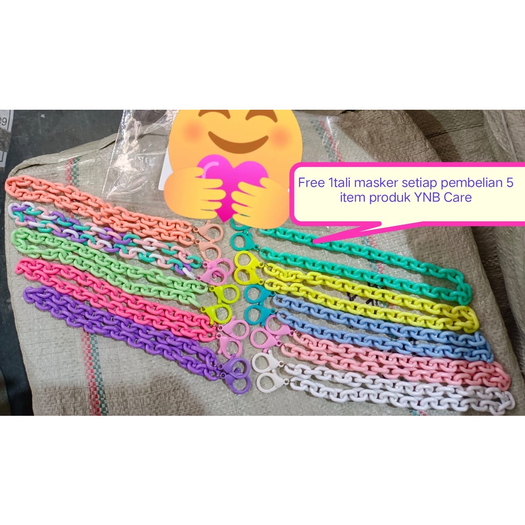 MASKER EARLOOP YNB CARE 3 PLY ISI 50 PCS