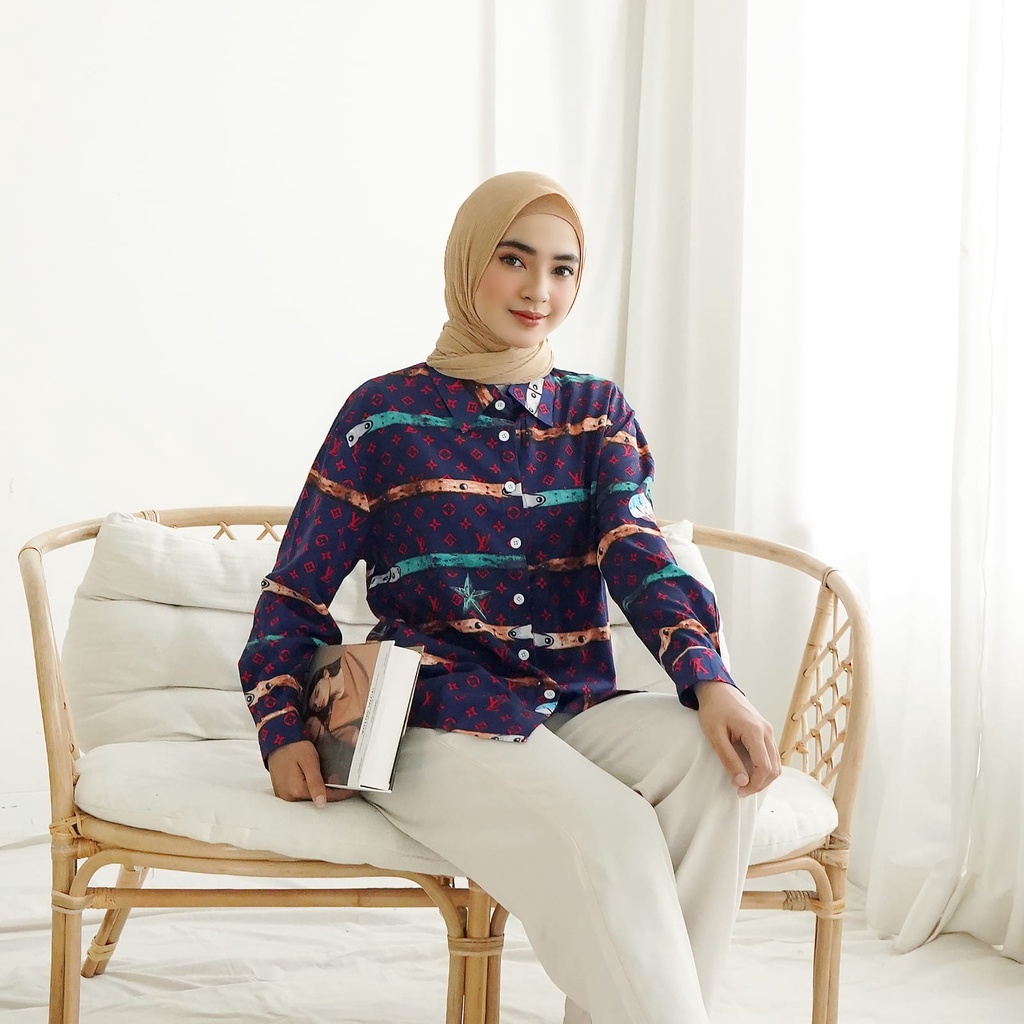 KEMEJA 4083 3M THREE M TM REVI LV SHIRT KEMEJA PREMIUM GROSIR FASHION IMPORTIR IMPOR MURAH IMPORT