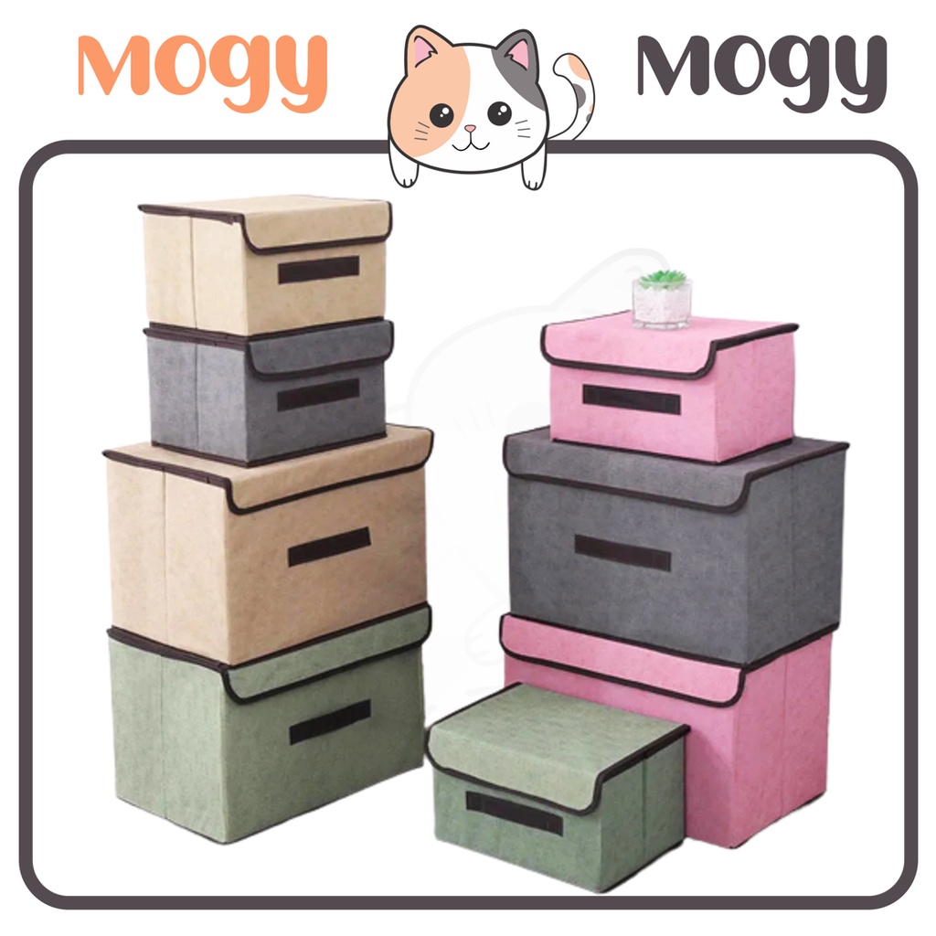 MOGYMOGY HL0440 Penyimpanan Multifunction Box Baju Kotak Penyimpanan Dengan Penutup Storage Box Tempat