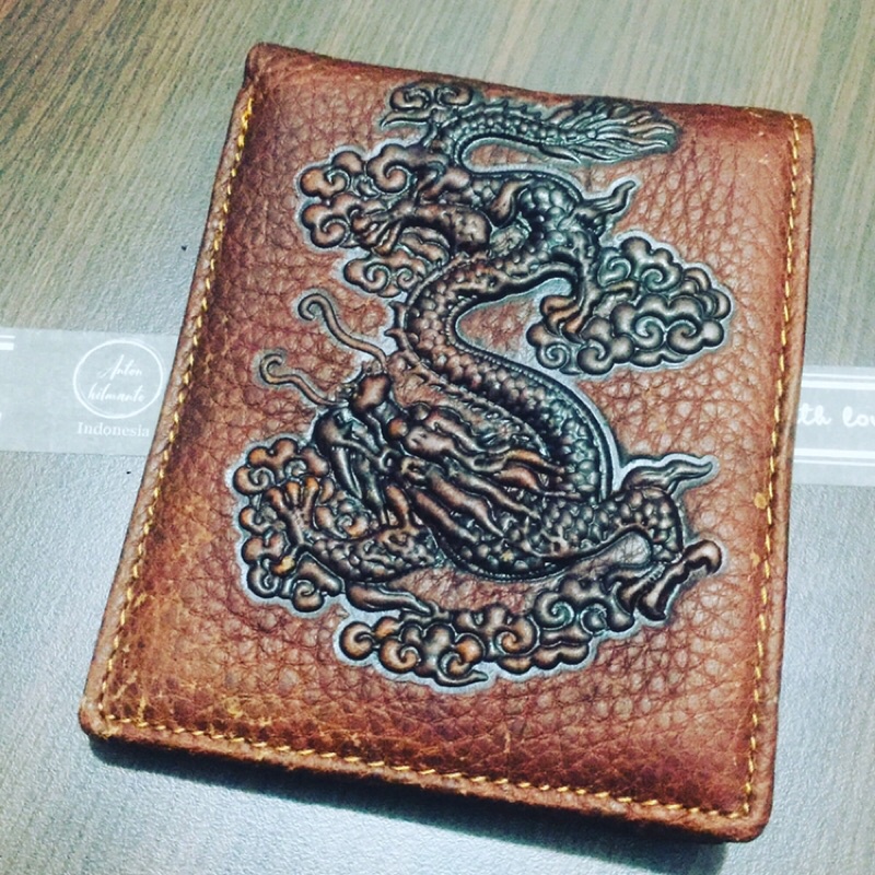 [AHLMN] DOMPET KULIT GAMBAR HEWAN model lipat berkualitas import #dompet #dompetpria #dompetkulit
