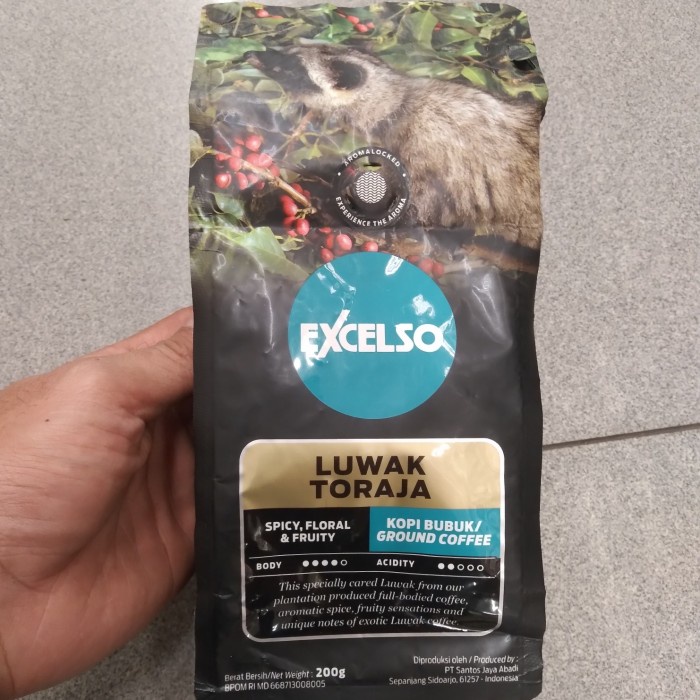 

EXCELSO LUWAK TORAJA BUBUK 200GR