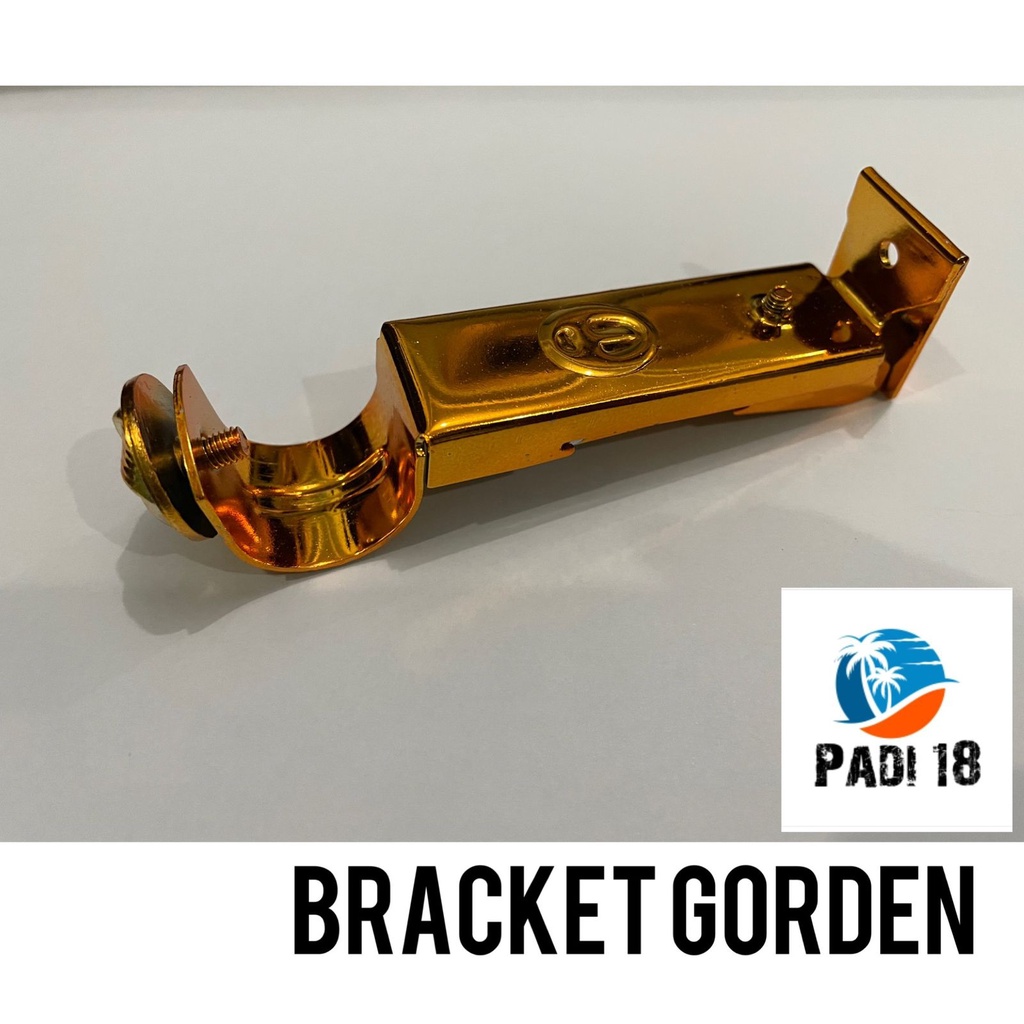 Bracket Gorden kaki tiang gorden