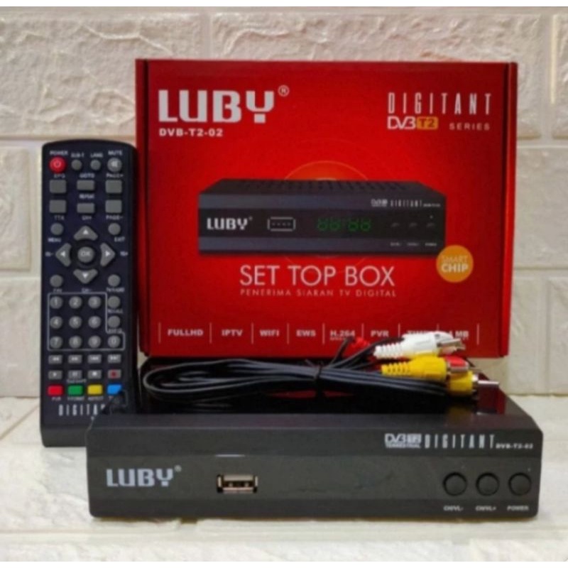 Set Top Box Luby DVB T2-01 dan T2-02