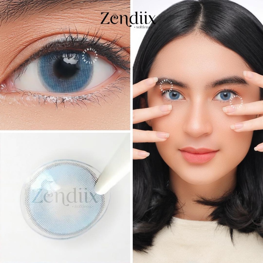 Softlens ELAMIS Warna AZUL BLUE 14.2mm Normal