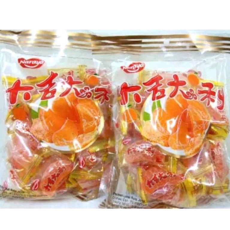 

Jelly Jeruk Naraya / orange jelly candy naraya (500gram)