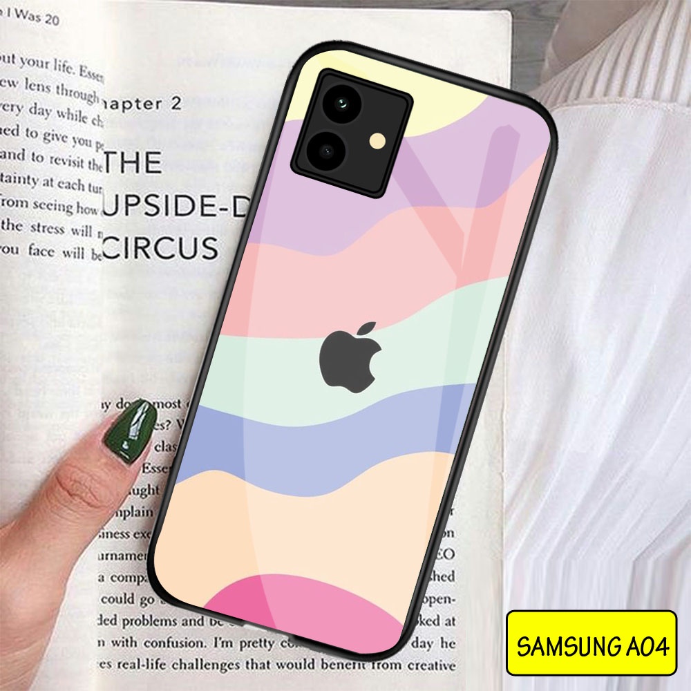 Softcase Glass Kaca Samsung A04 Samsung A04 - Casing Hp Samsung A04 - Case Hp Samsung A04 - [KC01] M