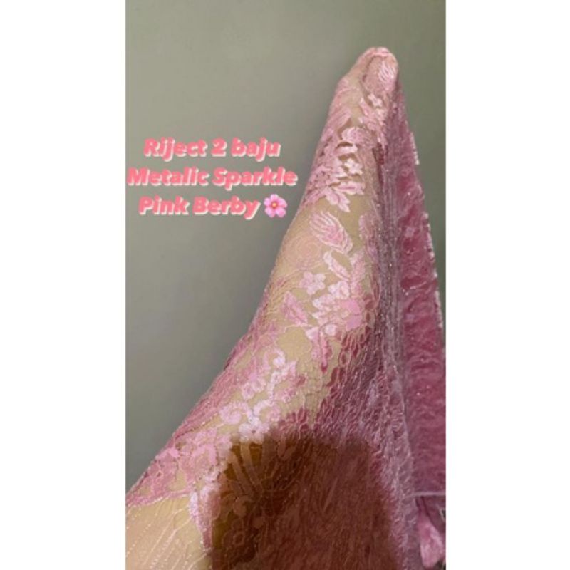 KAIN KEBAYA METALIK 2 BAJU RIJEK