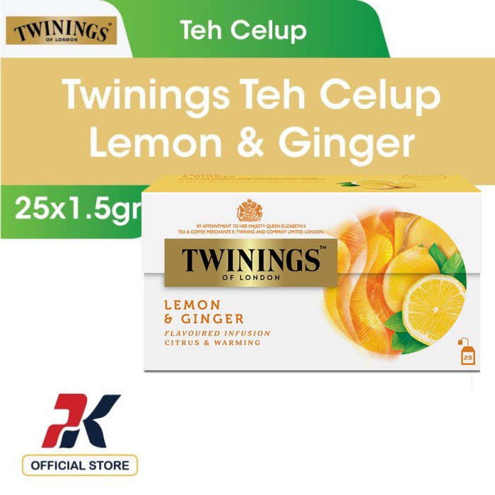 

TWININGS TEH CELUP LEMON & GINGER 25X1.5GR