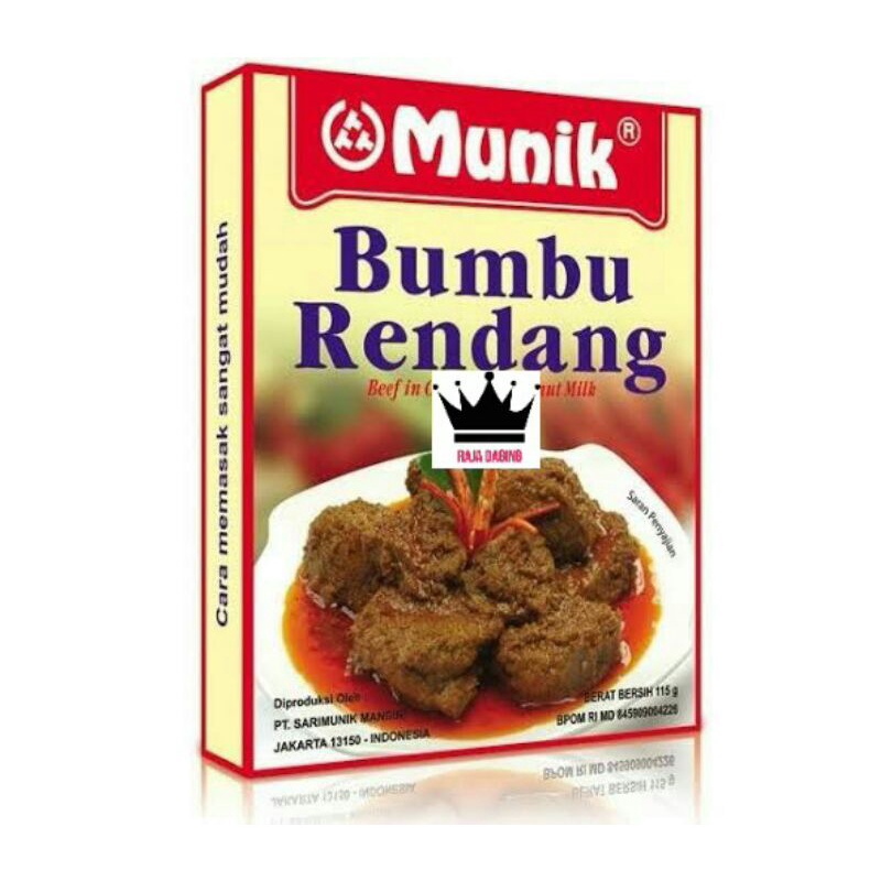 

MUNIK BUMBU RENDANG