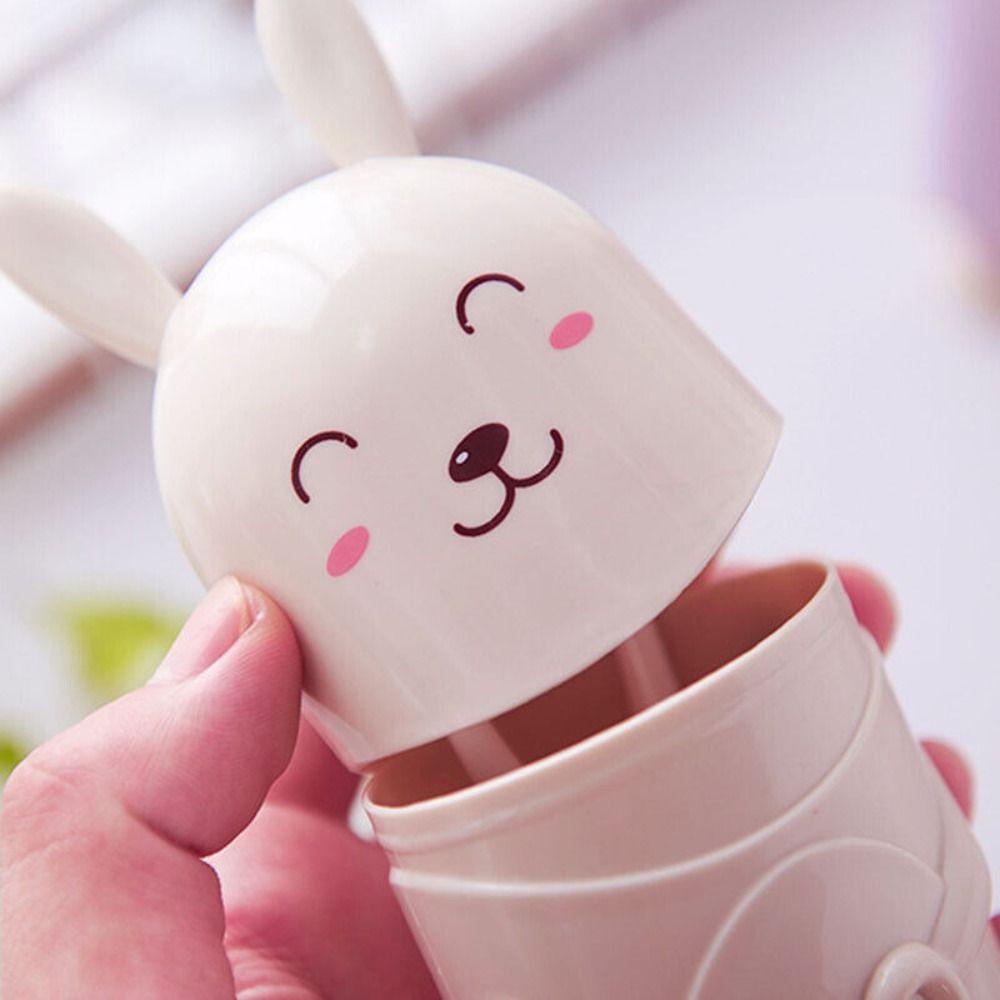 Kotak Odol Sikat Gigi Nanas Anak Dewasa Camping Trip Cute Rabbit Protect Holder