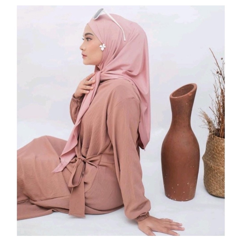 Hijab Segitiga instan Jersey