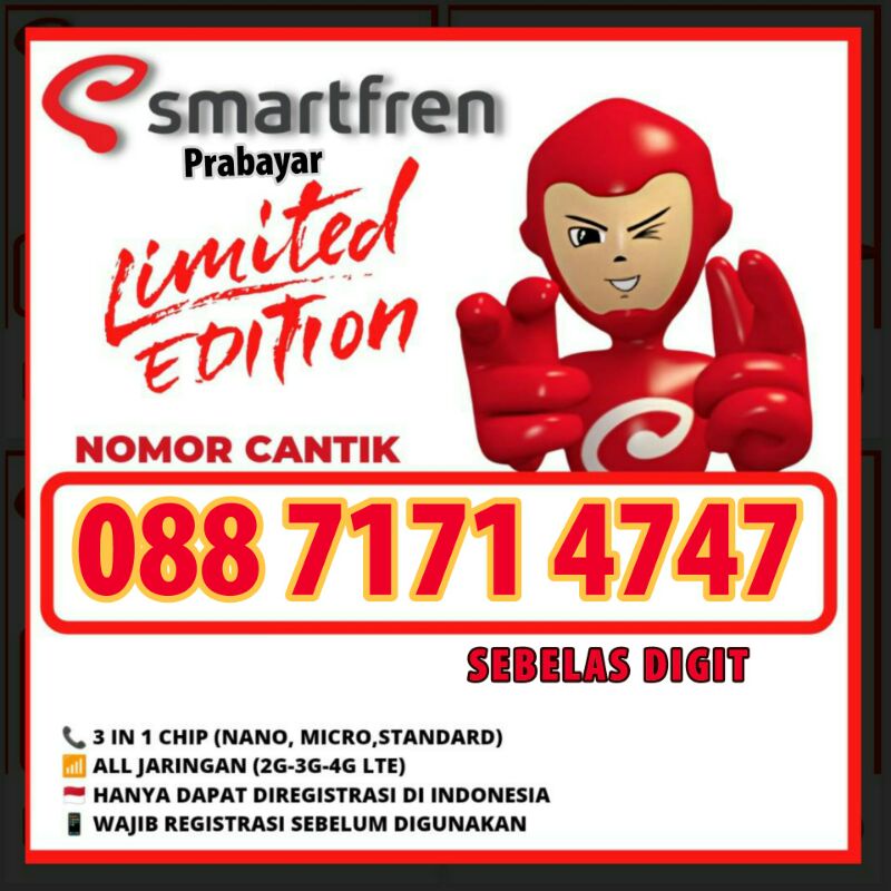NOMOR CANTIK SMARTFREN SUPER 11DIGIT BEST SELLER