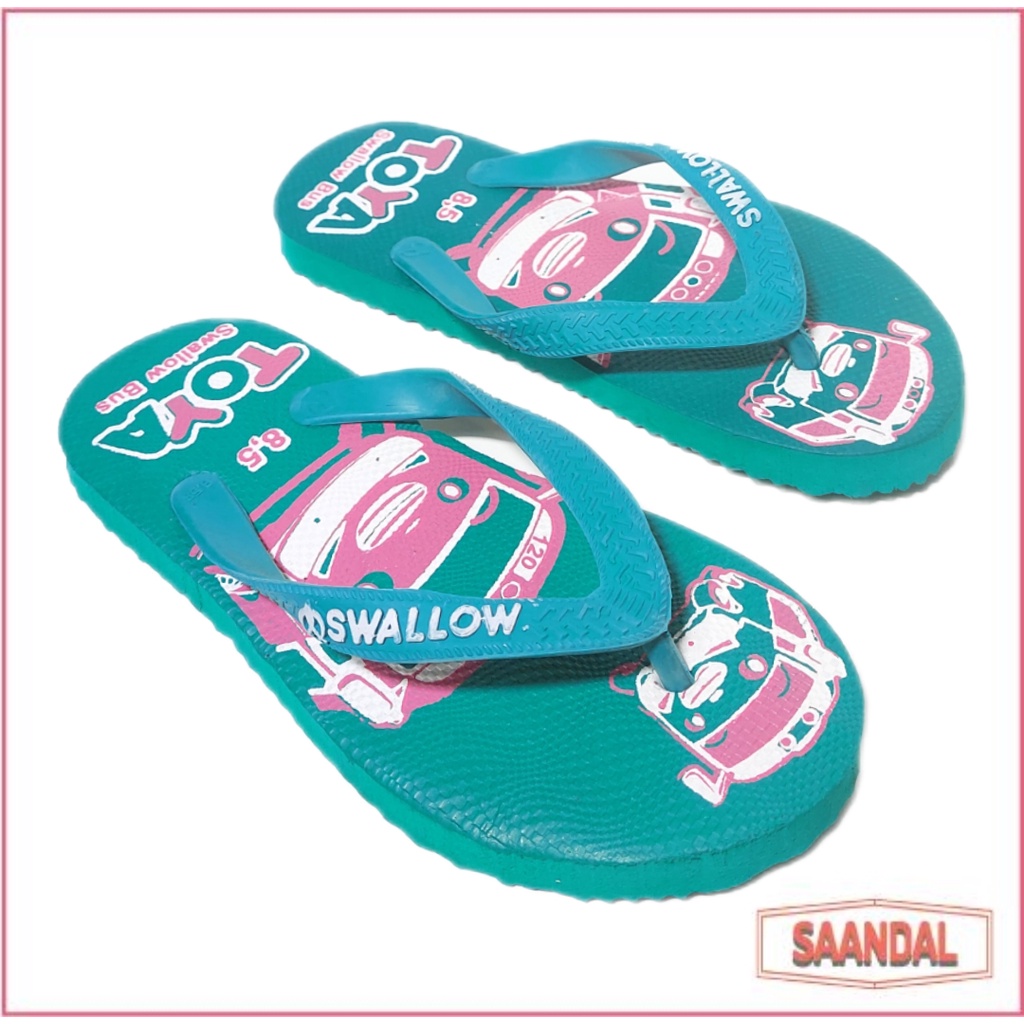 Grosir-Sandal Jepit Anak Swallow Toya (ISI 6 SANDAL)