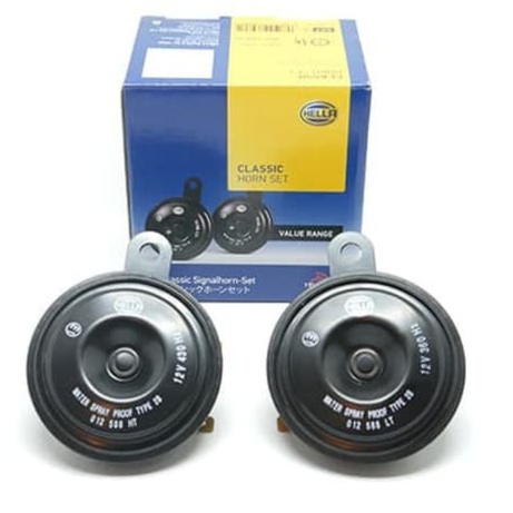 Klakson Hella Set Isi 2 Disc 12 V Universal Bisa Buat Motor Dan Mobil Merk Hella 100% Original