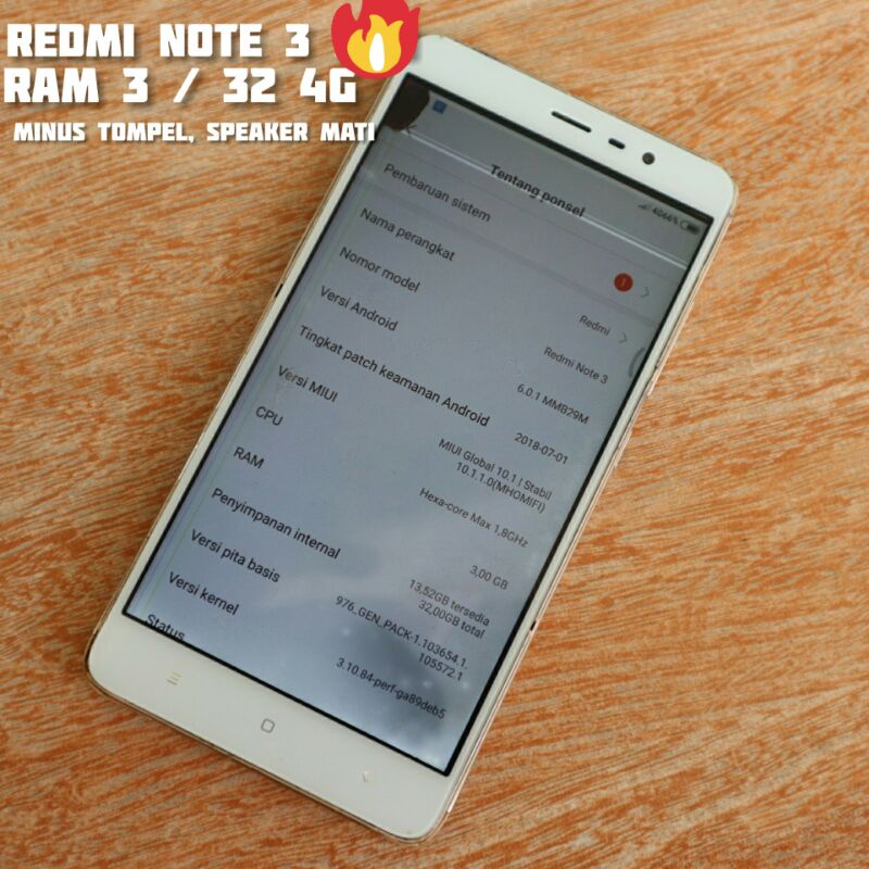 redmi note 3 ram 3 32 mesin