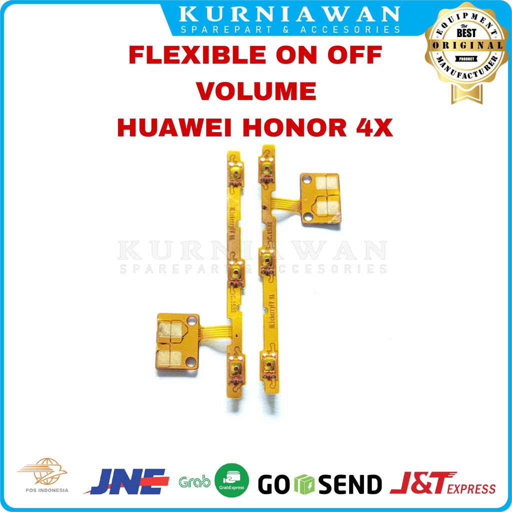 Flexible On Off Huawei Honor 4X Volume Fleksibel Power