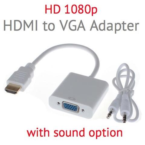 HDMI to VGA Adapter with Sound Cable