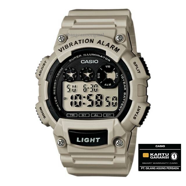 JAM TANGAN Casio W - 735H - 8A2 W-735H W 735H W-735H-2A W-735H-8A W-735H-5A Original RESMI