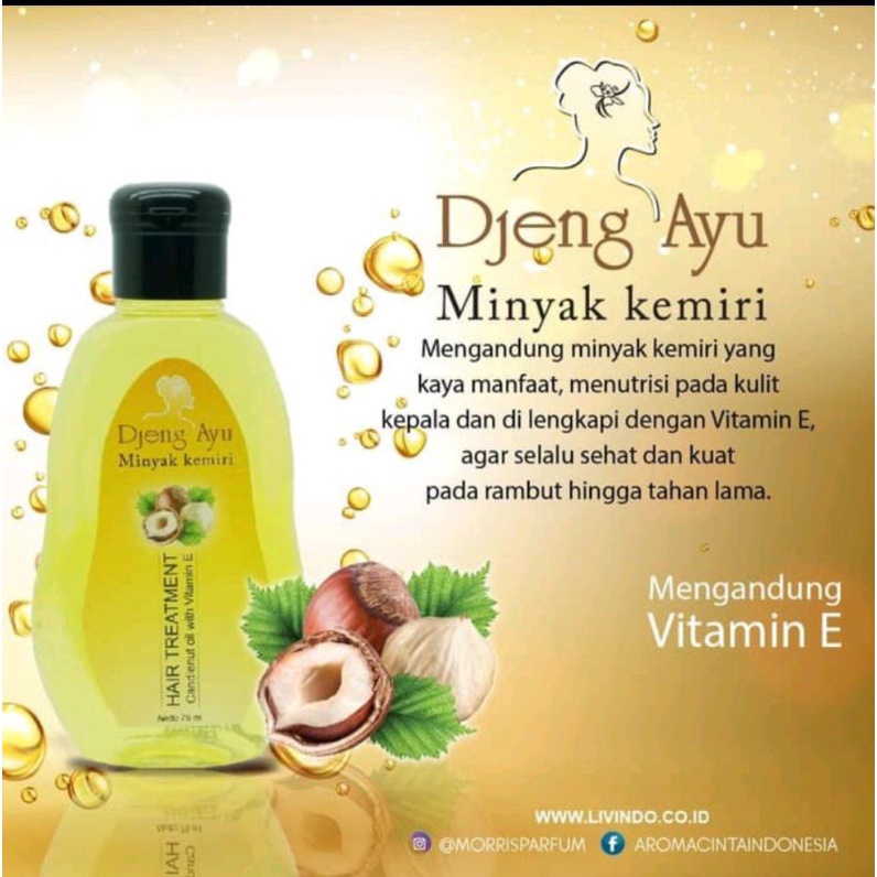 Minyak zaitun minyak kemiri Djeng Ayu 75 gr