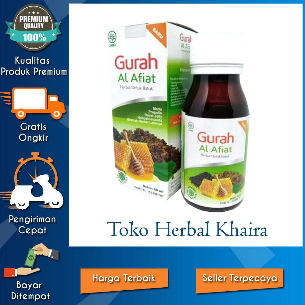 

MADU AL AFIAT MADU GURAH BATUK FLU 60 ML