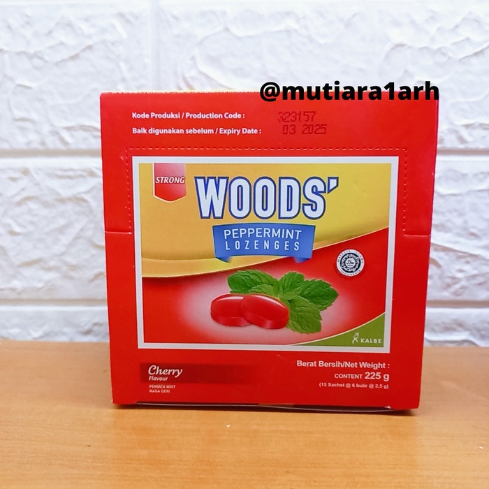 

WOODS PERMEN CHERRY BOX ISI 15 SACHET