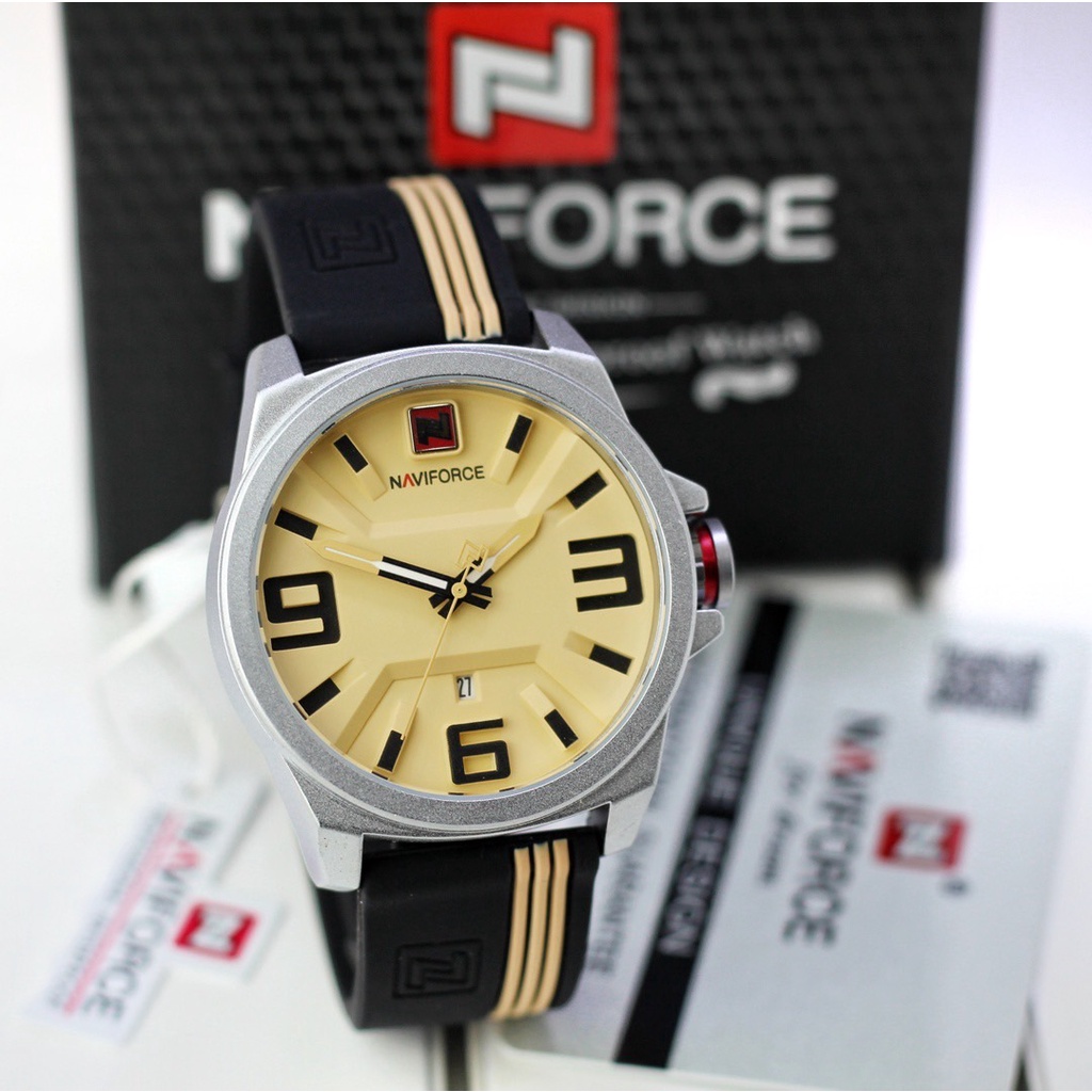 FREE BOX !! BISA COD !! jam tangan PRIA NAFI FORCE 9098 mewah berkualitas import harga murah meriah kekinian terbaru FREE REFILL BATRE murah meriah