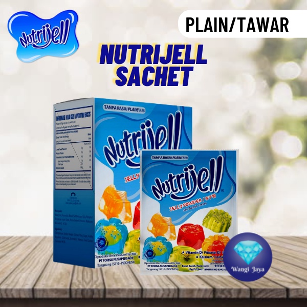 

Terlaris!!! Nutrijell Jelly Powder Plain 10gr Sachet/nutrijell Plain (Eceran)