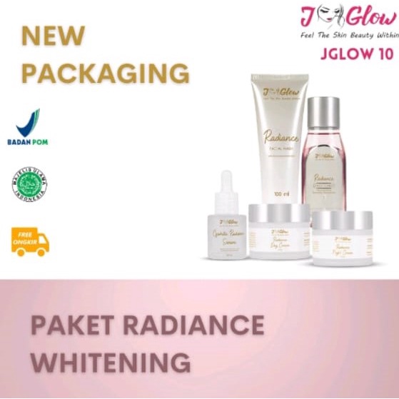 jglow original/paket jglow radiance/jglow super whitening/j glow original/skincare bpom